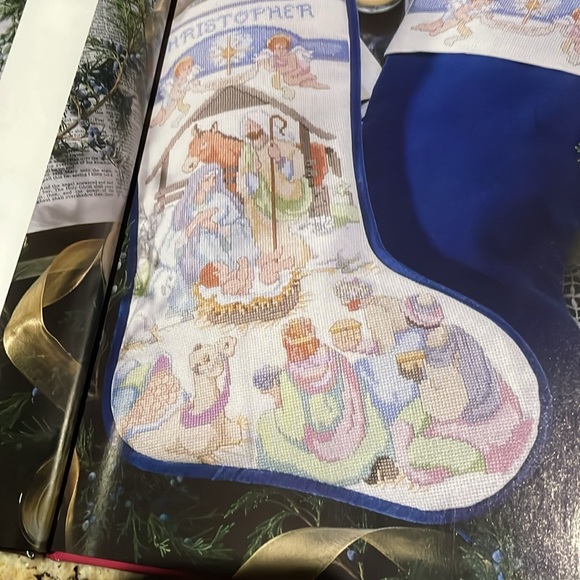 The Stockings Were Hung Embroidery Book with full directions - Picture 5 of 16